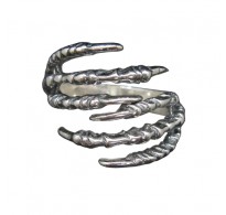 R002138 Sterling Silver Ring Claws Solid Genuine Hallmarked 925 Handmade Nickel Free